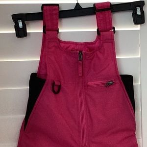 Rawik Cirque Cargo Hot Pink Snow Bibs Ski Overalls, Girls 3T, (LIKE-NEW)